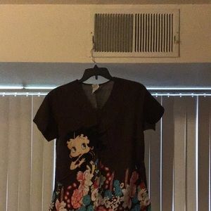 Betty Boop Scrub tops